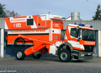 Schwerlast-Rettungswagen der Feuerwehr Frankfurt - Quelle: Feuerwehr Frankfurt a.M.