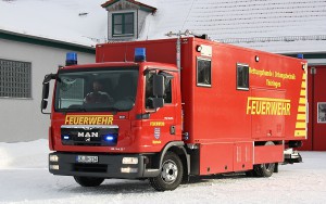 Gerätewagen Wasserortung Rettungshunde - Bild: www.feuerwehrmagazin.de