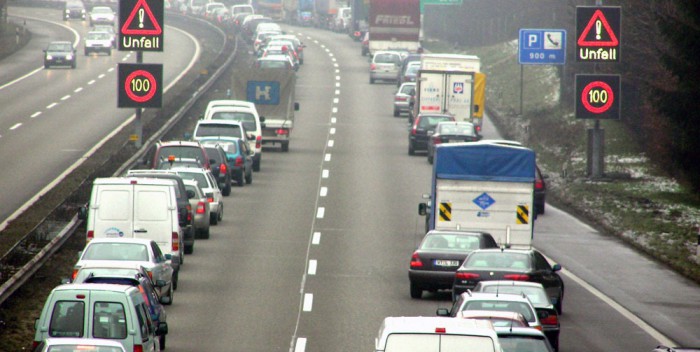 Rettungsgasse - Quelle: bmvit.gv.at