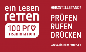 Logo Ein Leben Retten - 100 Pro Reanimation