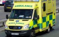 UK Ambulance responding Code 3