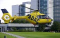 Rettungshubschrauber Christoph 5 vor der BG Unfallklinik Ludwigshafen