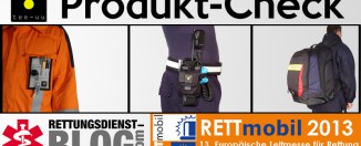 Produktcheck Rettmobil 2013 - Ausrüstungsgegenstände von TEE-UU