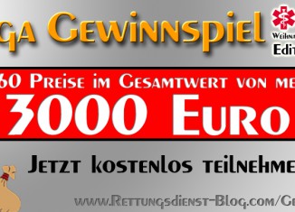 Mega Gewinnspiel - Weihnachten für Retter | Über 60 Preise im Gesamtwert von über 3000 Euro | Jetzt kostenlos teilnehmen auf Rettungsdienst-Blog.com/Gewinnspiel