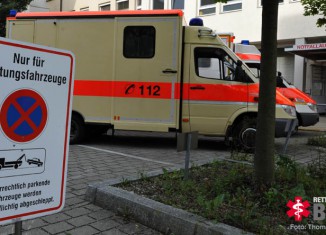 Rettungswagen an der Notaufnahme - Foto: Thomas Heckmann / Rettungsdienst-Blog.com