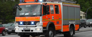 HLF der Feuerwehr Hamburg im Einsatz
